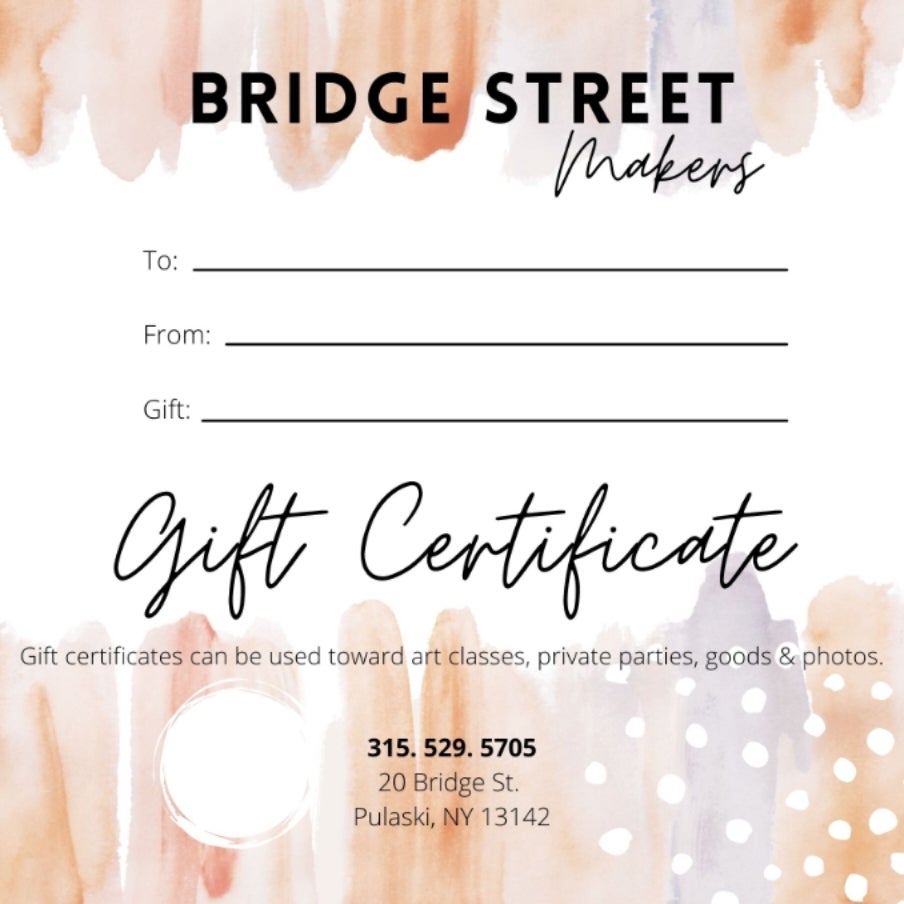 Gift Certificate - Physical or Instant Digital — Dock Street Brewery